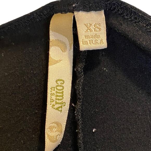 COMFY USA Black Knit Asymmetric Tunic Dress with Pocket Size‎ XSmall - Picture 9 of 10